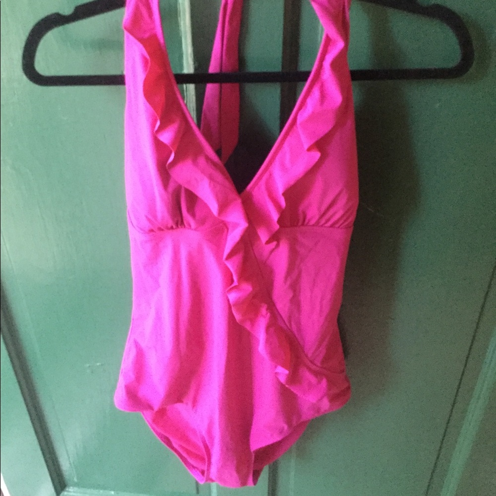 Hot Pink SPANX Swim Suit